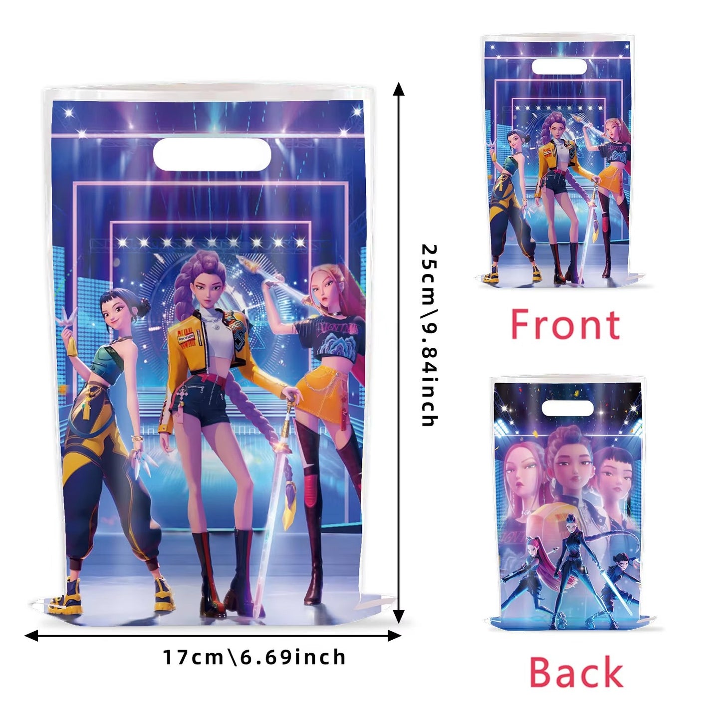 Hot K-Pop Birthday Party Decoration Set Kids Tableware Balloons Cups Plates Napkins Cake Topper Banner Gift Bag - Party Supplies