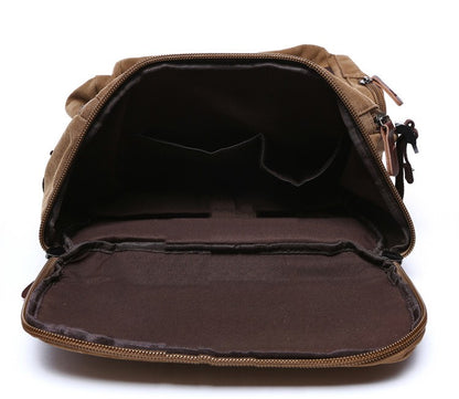 Mochila Masculina Vintage Lona Mochila Escolar Masculina Bolsas de Viagem Mochila de Grande Capacidade Mochila para Laptop Bolsa de Alta Qualidade