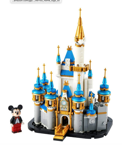 LEGO Castelo Mini Disney 50 Anos de Aniversário para Crianças a partir de 12 anos Presente de Aniversário Natal 40478 567 peças