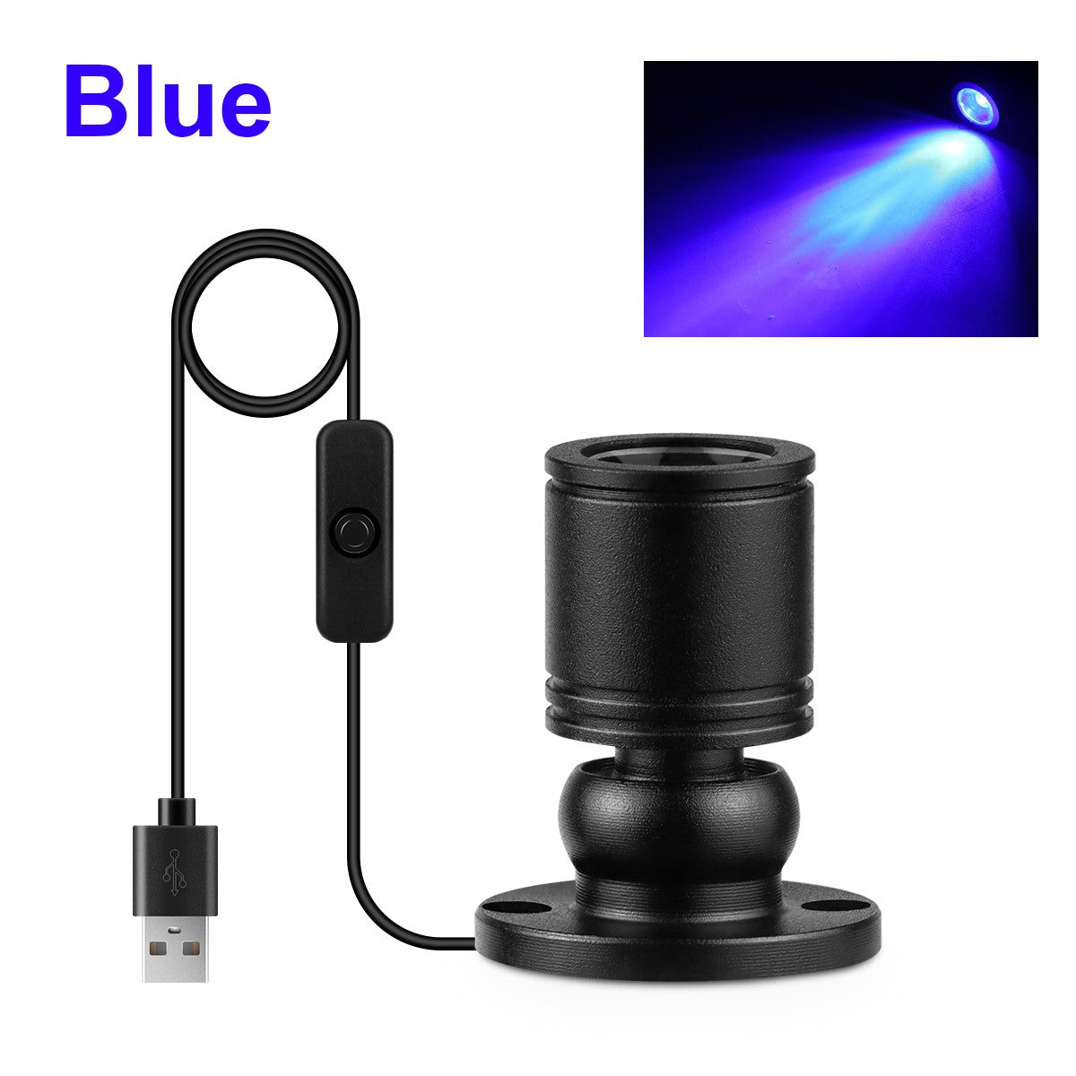 Colorful Led Spotlight USB 5V Mini Ceiling Spot 1W Showcase Pattern Showcase Light Room Decor