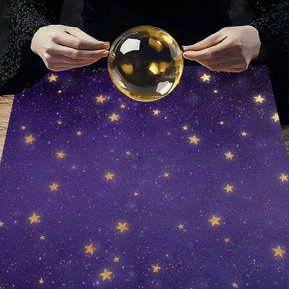 VIKAMA Starry Sky Design Tarot Tablecloth Altar Cloth Tarot Card Reading Home Decor Astrology Countertop Mat Home Decor