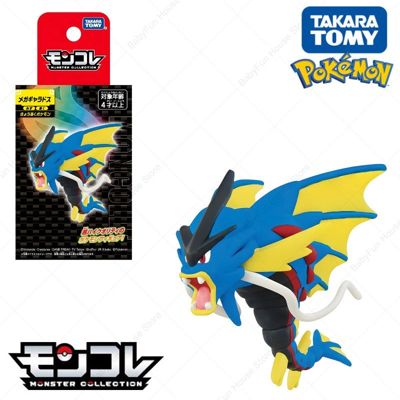 Original Takara TOMY Pokemon Ditto Jigglypuff Figure Toy Dedenne Slowpoke Mega Gyarados Lucario Gengar Anime PVC Model Doll Gift