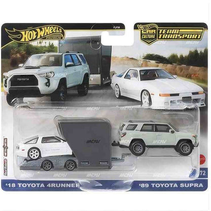 2025 Novo Original Mattel Hot Wheels 1:64 Team Transport 2024 FLF56 D Mix 4 1/64 Coleção Veículos Diecast Modelos Brinquedos Presente Infantil