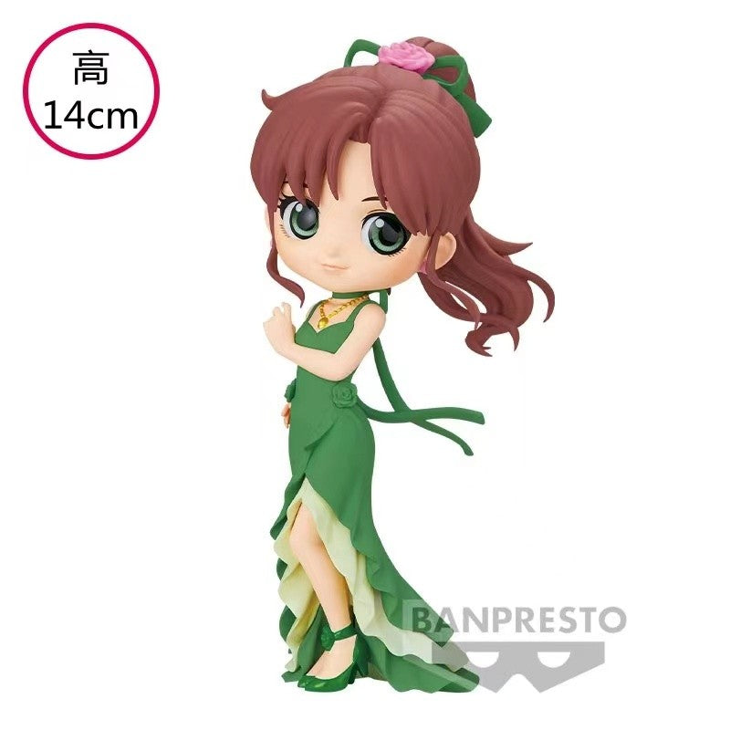 Em Estoque Original Qposket Chibiusa Sailor Moon Tsukino Usagi Kino Makoto PVC Miku Q Posket Brinquedos Fofos Anime Bonecos de Ação Presente