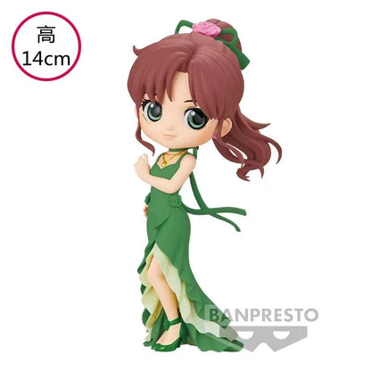 Em Estoque Original Qposket Chibiusa Sailor Moon Tsukino Usagi Kino Makoto PVC Miku Q Posket Brinquedos Fofos Anime Bonecos de Ação Presente
