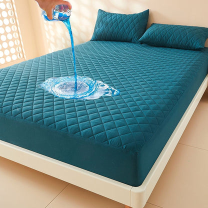 1pc Capa de Colchão 3D de Tecido Aéreo Espesso, Protetor de Colchão 100% Impermeável, Lençol com Elástico Macio e Respirável (Sem Fronha)
