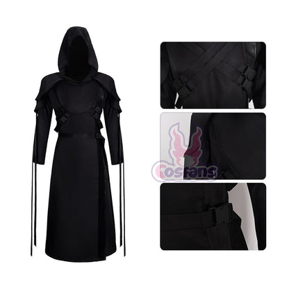 The Ghost Face Cosplay Costume Game Dead Daylight Role Play Uniform Halloween Carnival Party Outfit Men Women Medieval Costume