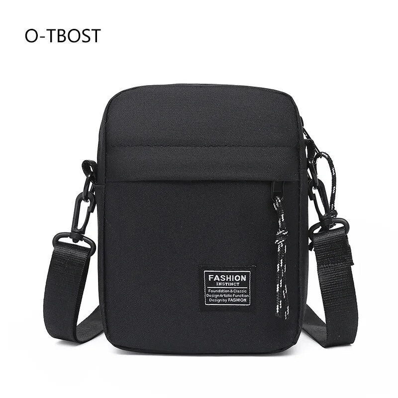 Men's Satchel Fashion Oxford Cloth Shoulder Bag Men's Casual Diagonal Crossover Fashion Hand Machine Small Square Bag