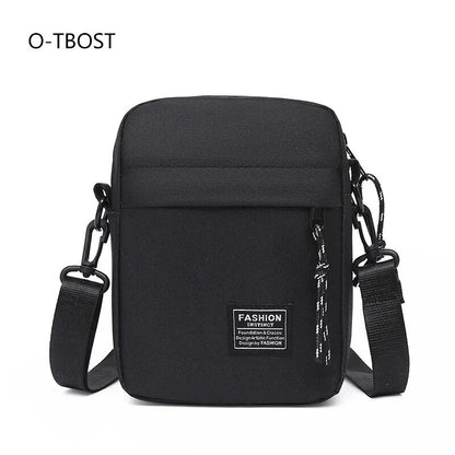 Men's Satchel Fashion Oxford Cloth Shoulder Bag Men's Casual Diagonal Crossover Fashion Hand Machine Small Square Bag