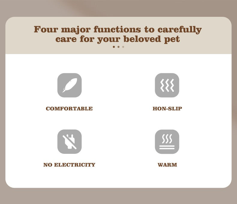 Almofada térmica autoaquecível para animais de estimação, almofada térmica extra quente para caixas de cachorro lavável antiderrapante, tapete para canil, suprimentos para cães e gatos de pequeno e médio porte