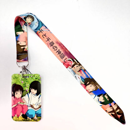 Cordões de Anime Chaveiro de Celular Animado Crachá de Identificação Acessórios de Joias DIY Atacado