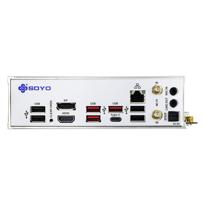 SOYO Eternal B650ITX  Motherboard Dual Channel DDR5 AM5 Socket (Supports Ryzen 9600X CPU) PCIE16x5.0 AGRB WiFi 6 AMD Mainboard