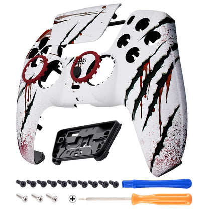eXtremeRate LUNA Redesigned Replacement Front Shell Touchpad Compatible with ps5 Controller BDM-010/020/030/040/050
