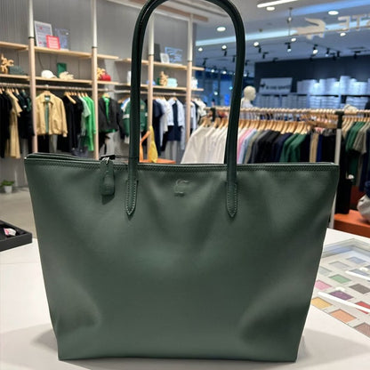Bolsa tote de crocodilo francesa, bolsa de crocodilo de comércio exterior, sacola de compras, bolsa de ombro para estudante, bolsa para ir à aula