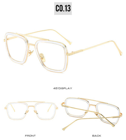 Tony Stark Glasses Men Women Sunglasses Iron man Eyewear Steampunk Sun Glasses Male Goggles