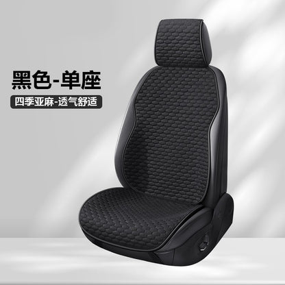 Universal Car Seat Cover Four Season Auto Flax Breathable Seat Covers for Car Seats Cover Protection Cars Accessories