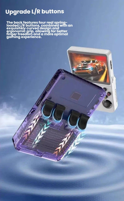 Open Source R36S Retro Handheld Game Console, Linux System, 3.5" IPS Screen, Portable Pocket Video Player, 64GB Preloaded Games