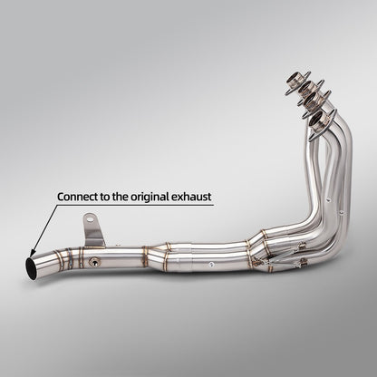 For Z900 Ninja 900 (2025-2026 Z900-SEstainless steel 2 oxygen sensor front exhaust, connected to the original car exhaust system