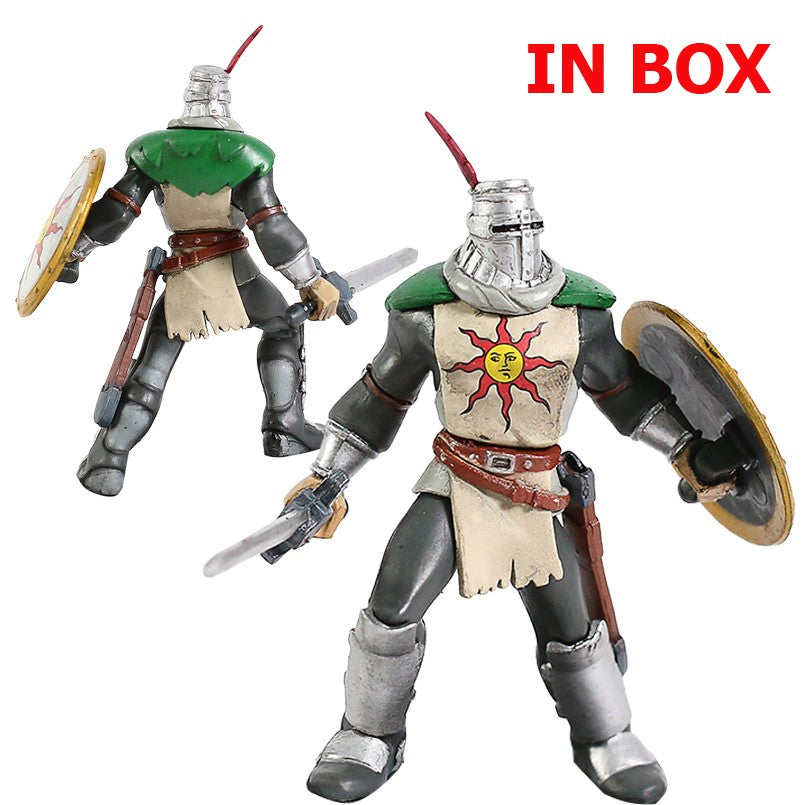 Boneco Dark Souls de 19 cm Heróis de Lordran Siegmeyer Cavaleiro Negro Faraam Artorias PVC Boneco Dark Souls Modelo Brinquedos Infantis