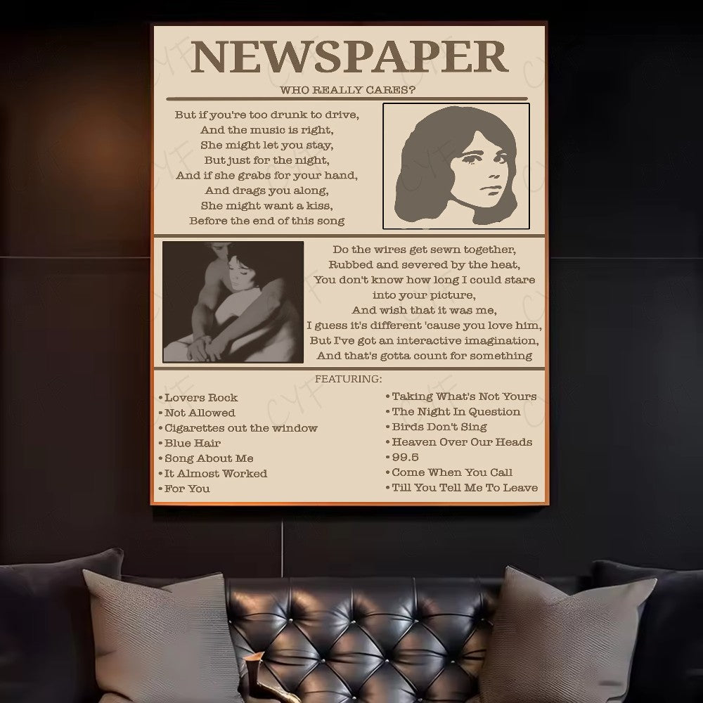 Tv Girl French Exit Lovers Rock Poster HD art canvas painting home living room bedroom bar aesthetic decoration