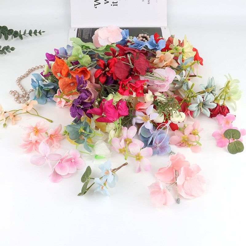20Pcs Artificial Floating flower Curtain Wedding Couple Photo  Decorations DIY Floral Design Craft Supplies Home Party Decor