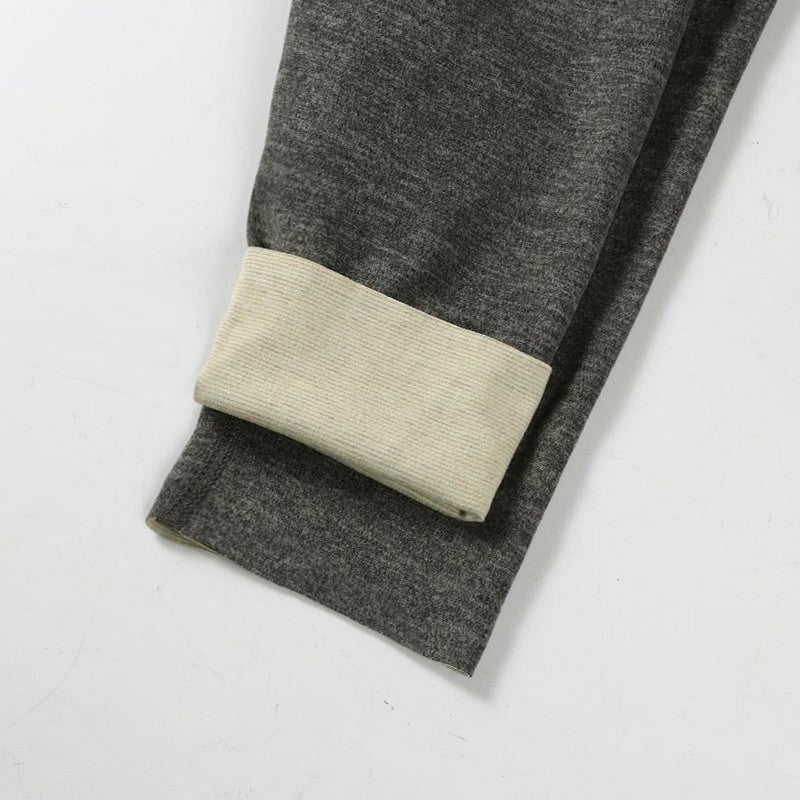Seamless thermal underwear men's set V-neck thickened and fleece winter winter tight wool base long Johns
