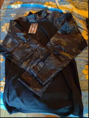 Tactical Hiking Frog Suit Men Airsoft Clothes Paintball Men Hunting Assault Shirts Special Forces Shooting Uniform Cargo Pants