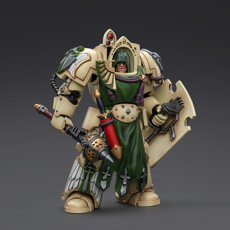 JOYTOY Warhammer 40K Dark Angels Deathwing Knight com Maça da Absolvição 1 Boneco de Ação 1:18, Presente de Modelo para Coleção