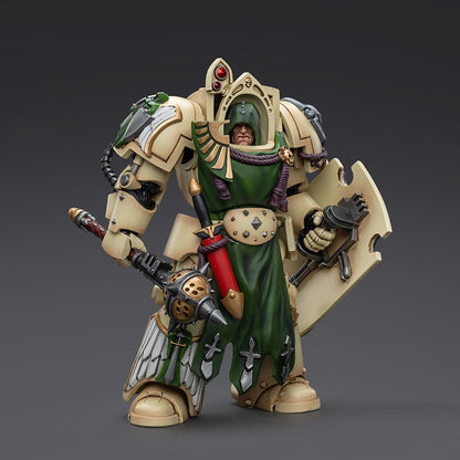 JOYTOY Warhammer 40K Dark Angels Deathwing Knight com Maça da Absolvição 1 Boneco de Ação 1:18, Presente de Modelo para Coleção