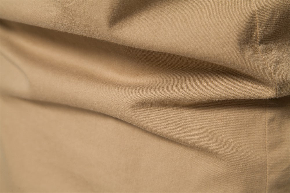 AIOPESON 2023 New Autumn Military Style 100% Cotton Pocket Shirt for Men Solid Color Slim Casual Men Shirts Long Sleeve