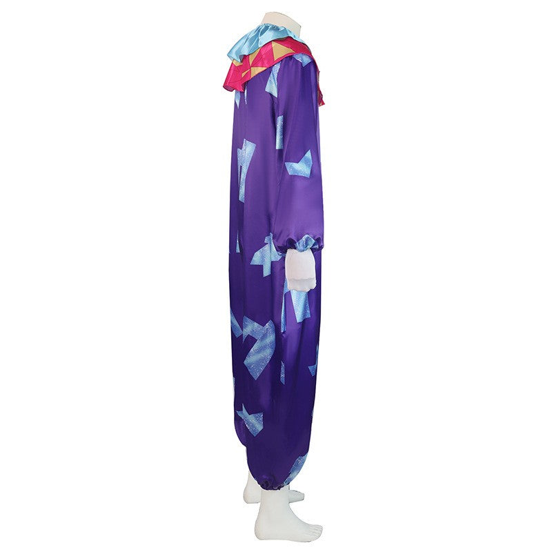 Game Killer Klowns From Outer Space Cosplay Costume Adult Unisex Jumpsuit Full Set Accessories Uniform Halloween Carnival Suits