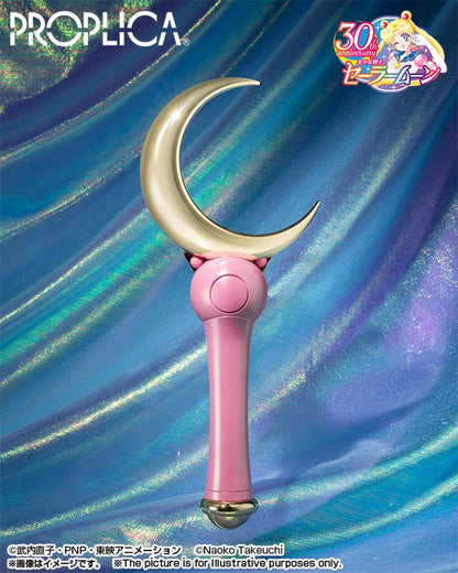 Em Estoque Original BANDAI PROPLICA Moon Stick Broche de Transformação Caneta de Disfarce Estrela de Cristal Figura Anime Sailor Moon Modelo de Brinquedo