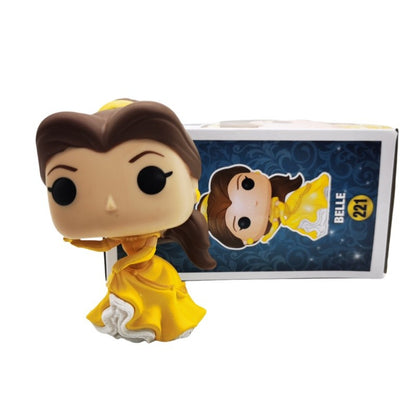 Boneca de Alta Qualidade Princesa Disney Bela #221 Decoração de Mesa Action Figure estilo Funko Brinquedos para Crianças Presente de Natal