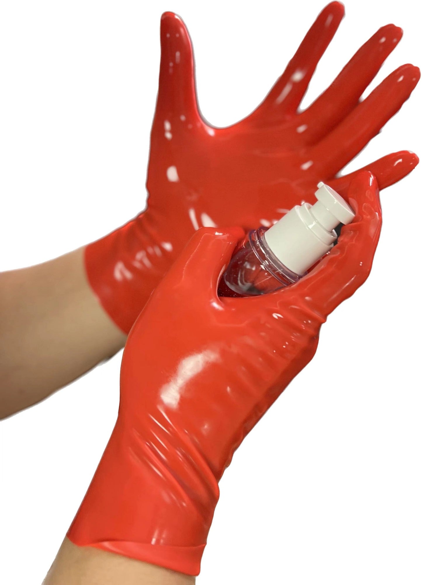 men Latex Gloves rubber socks  rubber Black Short  Gloves   Unisex Seamless chlorine  One-time molding  wear