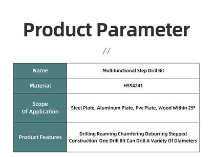 HSS Titanium Step Drill Bit High Speed Stepped Drill Set Saw Drill Tools Conical Stage Drill For Metal Wood 4-12 4-20 4-32mm