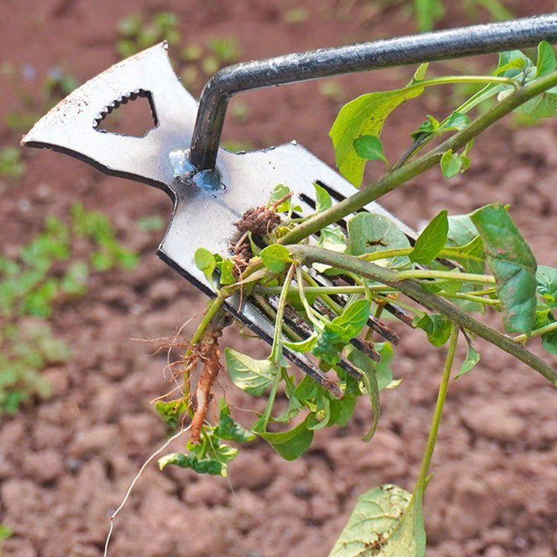 Garden Weeder Tools Planting Shovel Manual Grass Rake Loosening Soil Plowing Rooting Remove Digging Agricultural Hand Tools