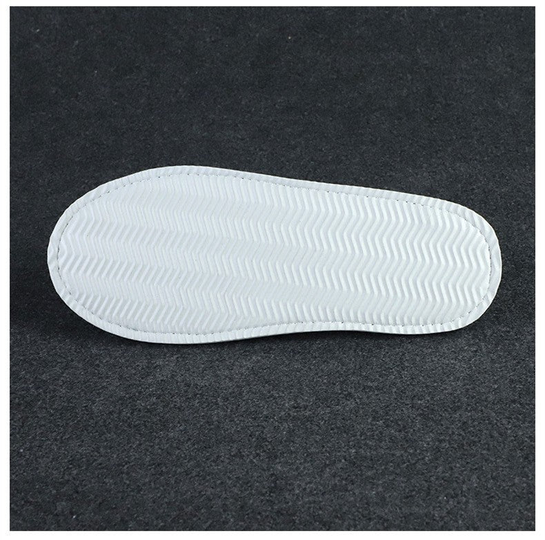 5 Pairs/Lot Winter Cotton Slippers Men Women Disposable Hotel Slippers Home Plush Slides Travel SPA Hospitality Guest Footwear