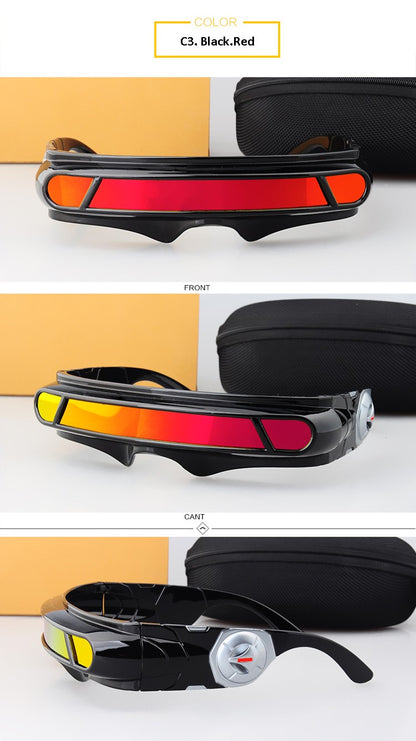 OCYCO X-Man Cosplay Cyclops Halloween Party Sunglasses Designer Special Memory Materials Polarized Travel Shield Cool UV400