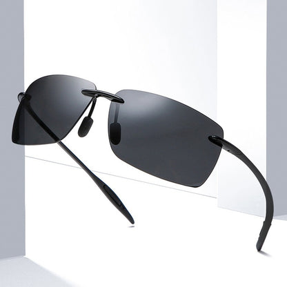 Óculos de Sol TR90 Ultraleves Masculino Feminino Sem Aro Driver Óculos de Sol para Dirigir Moda ao Ar Livre Pesca Caminhada Corrida Esportes
