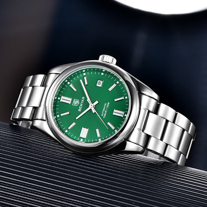 BENYAR New Luxury Automatic Watch 10Bar Waterproof Stainless Steel Men Mechanical Wristwatches Sports Diving Watch for Men