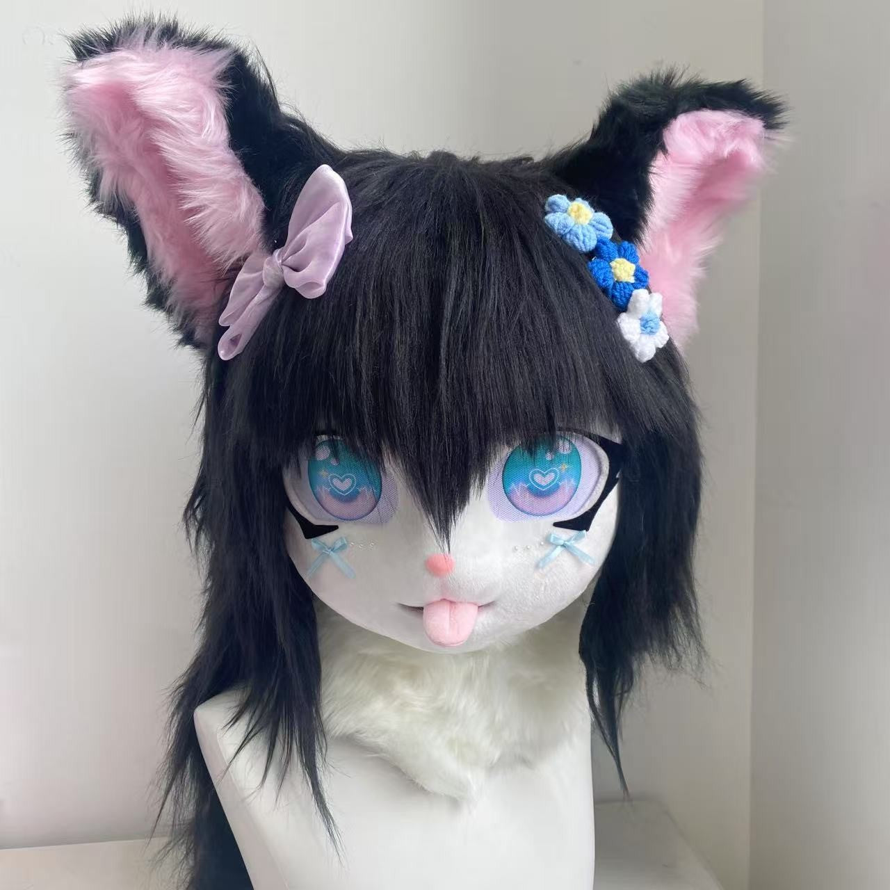 Fursuits head animal head Sheep furry head cute dog head halloween role-playing costume cosplay comic exhibition masks