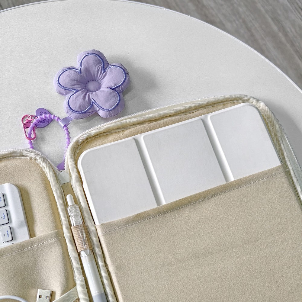 Laptop protective case compatible with HP MI Macbook 11 13-14 inch shockproof plush laptop bag, portable tablet protective bag