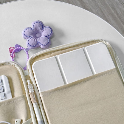 Laptop protective case compatible with HP MI Macbook 11 13-14 inch shockproof plush laptop bag, portable tablet protective bag