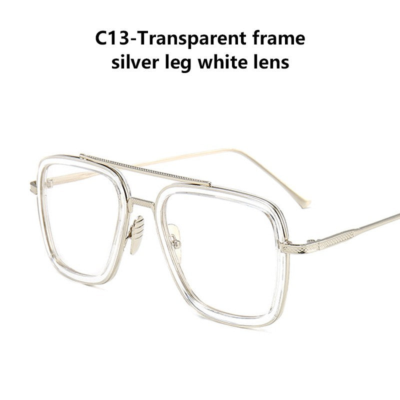 High Quality Iron Man Tony Stark Fishing Sunglasses Square Outdoor Sport Fishing Glasses Men Spider Eyewear Sports Sun Glasses