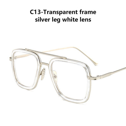 High Quality Iron Man Tony Stark Fishing Sunglasses Square Outdoor Sport Fishing Glasses Men Spider Eyewear Sports Sun Glasses