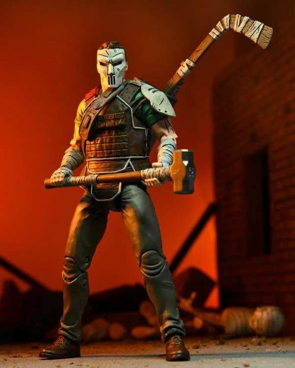 Original NECA 54348 O Último Ronin Casey Jones Série de Quadrinhos Boneco Novo Boneco de Ação de 7 Polegadas