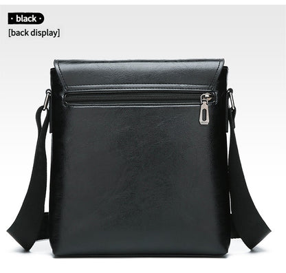Men Shoulder Bags For IPAD Leather Business Handbag Men Messenger Bag Large Side Sling Bag Fashion Man Crossbody Bag