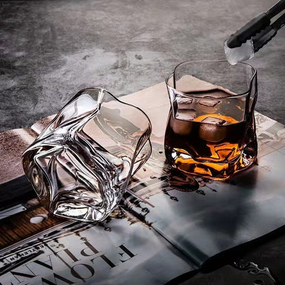 Copo de uísque cinza-fumaça 190ml, copo Old Fashioned de base pesada, conjunto de presente para bar, caneca de cerveja de cristal, direto da fábrica