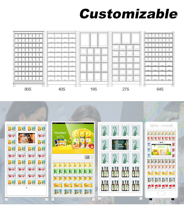 7/24 Large Capacity Locker Vending Machines Storage Cabinet Vending Machine