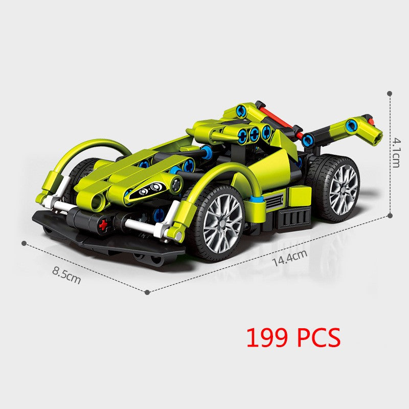 Blocos de Montar Esportivos de Carro MOC Corrida Urbana Bloco de Montar Esportivo de Rally Clássico Veículos Super Corredores Presente de Natal Brinquedos Técnicos